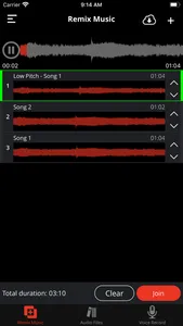 Remix Music - Combine Songs HQ screenshot 1