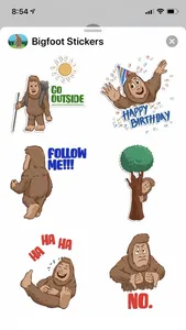 Bigfoot Stickers screenshot 2