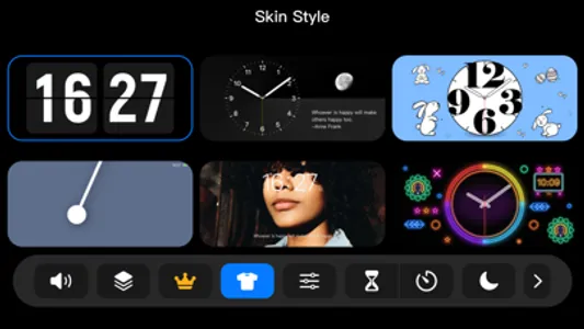 Flip clock - no ads screenshot 0