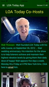 LOA Today Podcast Player screenshot 2