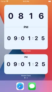 Simple Clock - Custom Style screenshot 0