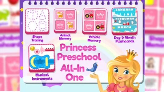 Pink Princess All In One Learn screenshot 4