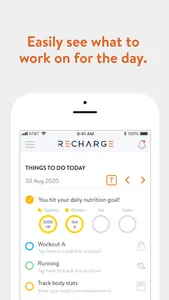 RECHARGE: Health & Fitness screenshot 1