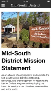 Mid-South District of LCMS screenshot 2