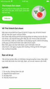 Sống khoẻ ăn ngon - Eat clean screenshot 2