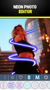 Neon Photo Editor & Effects screenshot 1