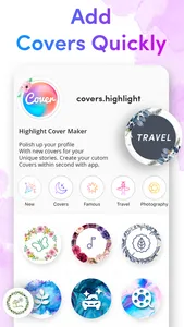 Cover Highlights + logo maker screenshot 3