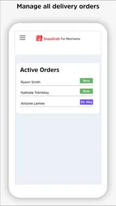 SnapGrab Merchant Platform screenshot 3