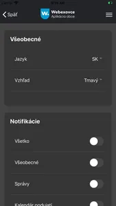 Webexovce screenshot 2