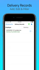 iDeliverPro: Tip Tracker + screenshot 2