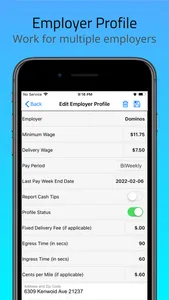 iDeliverPro: Tip Tracker + screenshot 8