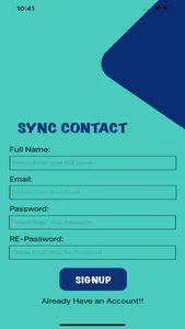 Sync Contacts App screenshot 1