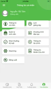 Quản trị đại học số screenshot 1