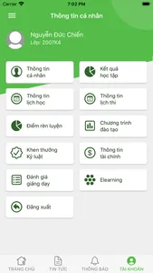 Quản trị đại học số screenshot 2