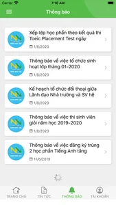 Quản trị đại học số screenshot 3