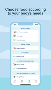 Intuitive eating practices screenshot 3