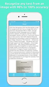 OCR Text Recogniser screenshot 2