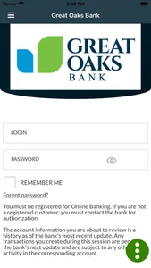 Great Oaks Bank screenshot 0