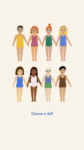 Dress up a paper doll game screenshot 0