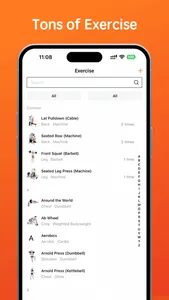 Workout Tracker w/ stretching screenshot 4