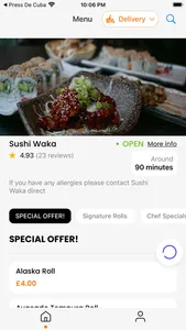 Sushi Waka Leeds screenshot 0