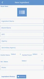 iKosher Food Service Manager screenshot 0