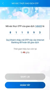 VIETBANK SMARTOTP screenshot 8