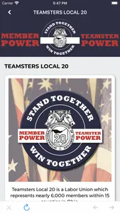 Teamsters Local 20 screenshot 2