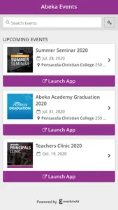Abeka Events screenshot 0