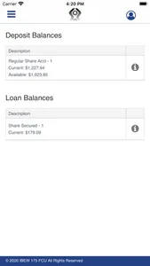 IBEW 175 FEDERAL CREDIT UNION screenshot 1