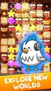 Birds: Candy Jewels Gems Match screenshot 1