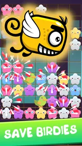 Birds: Candy Jewels Gems Match screenshot 2