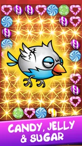 Birds: Candy Jewels Gems Match screenshot 4