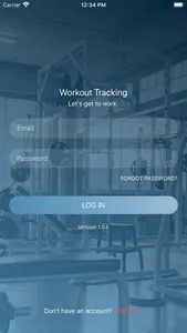 Workout Tracking screenshot 0