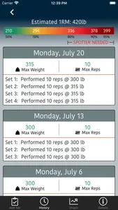 Workout Tracking screenshot 3