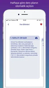 Kazanım Mobil - Yıllık Planlar screenshot 3