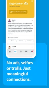 Dugri: Peer Support Network screenshot 2