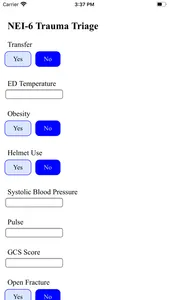 Trauma Intervention Prediction screenshot 0