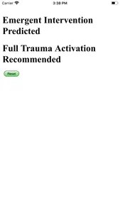 Trauma Intervention Prediction screenshot 3