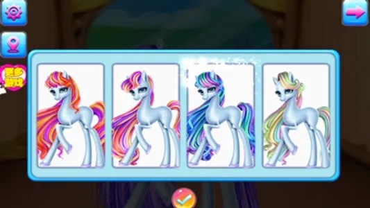 Rainbow Pony Care-Girl Game screenshot 2