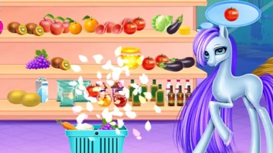 Rainbow Pony Care-Girl Game screenshot 4