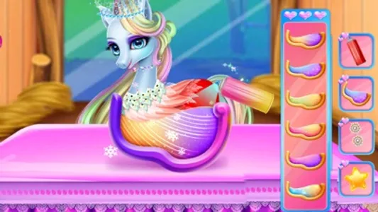 Rainbow Pony Care-Girl Game screenshot 6