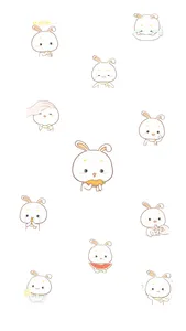 Love Rabbit - Gif Cute Rabbit screenshot 0