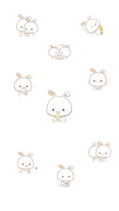 Love Rabbit - Gif Cute Rabbit screenshot 1