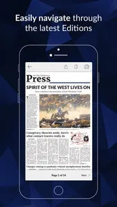 The Dickinson Press E-paper screenshot 1