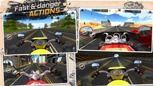 Traffic Rider: Highway Race screenshot 3