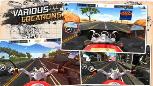 Traffic Rider: Highway Race screenshot 4