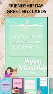 Friendship Day Cards & Wishes screenshot 1