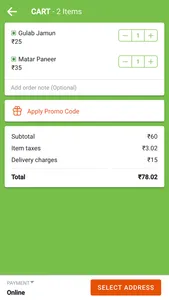 Dabba Garam Food Ordering App screenshot 2