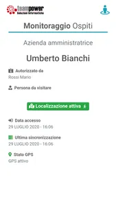 Monitoraggio Ospiti screenshot 1